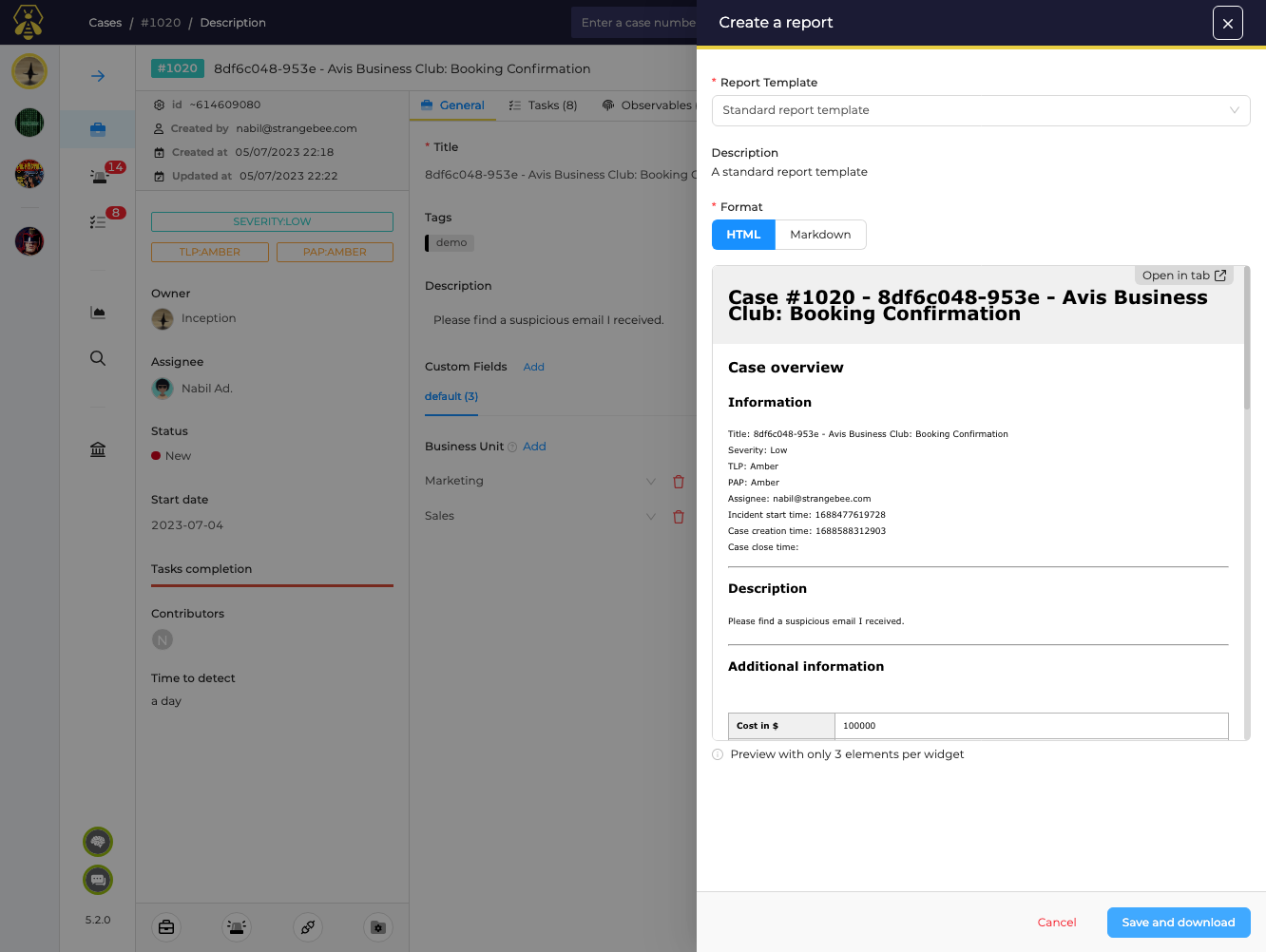 TheHive 5.2: "reporting" for duty!