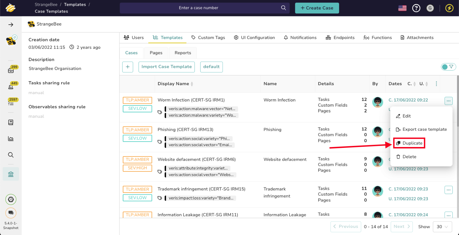 TheHive 5.4 is out: dark mode, better reporting and more