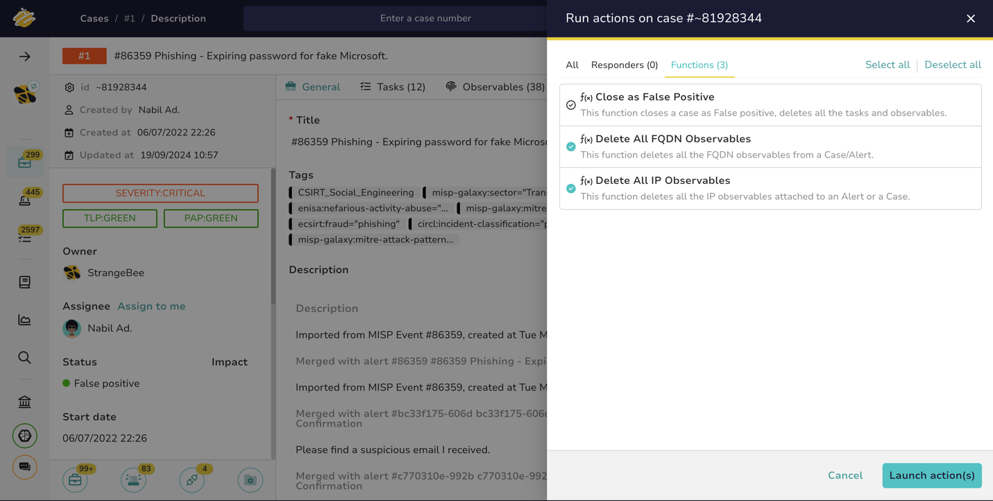TheHive 5.4 is out: dark mode, better reporting and more